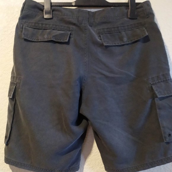 Quiksilver Amphibian Shorts 33 black cargo water dry fast summer board - Picture 4 of 12